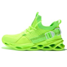 Women and Men Sneakers Breathable Running Shoes Outdoor Sport Fashion Comfortable Casual Couples Gym Mens Shoes Zapatos De Mujer (Color: G133 Green)