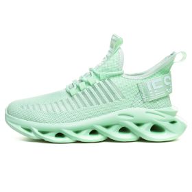 Women and Men Sneakers Breathable Running Shoes Outdoor Sport Fashion Comfortable Casual Couples Gym Mens Shoes Zapatos De Mujer (Color: G101 Green)