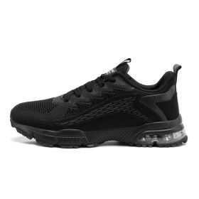 Men Sport Running Shoes Comfortable Outdoor Walking Jogging Sneakers Breathable Athletic Sport Trainers for Men Chaussure Homme (Color: black 9078)