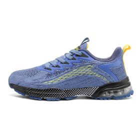 Men Sport Running Shoes Comfortable Outdoor Walking Jogging Sneakers Breathable Athletic Sport Trainers for Men Chaussure Homme (Color: blue 9078)