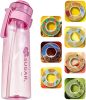 Fruit Fragrance Water Bottle, Scent Water Cup, Flavor Pods for Water Bottle 650ML